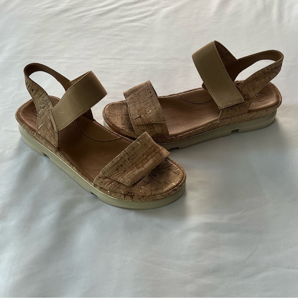 L’AmourDesPieds LDP Elastic and Cork Vedika Sandals